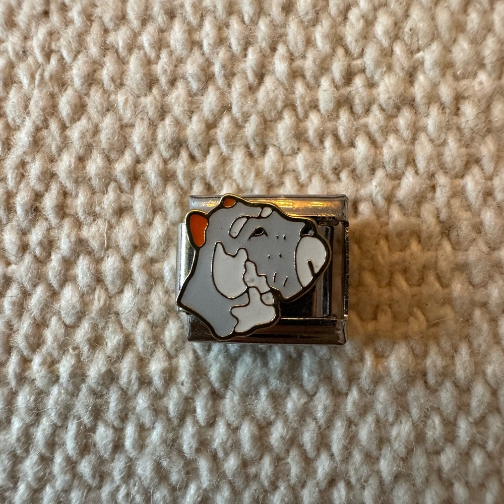 Schnauzer Dog Italian Charm Link